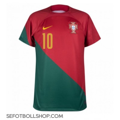 Billiga Portugal Bernardo Silva #10 Hemma fotbollskläder VM 2022 Kortärmad